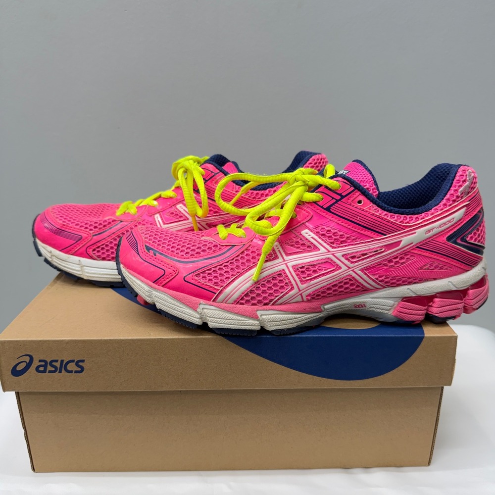 Asics GT-1000 2 Womens 9.5 Pink Breast Cancer Awareness Running Shoes T3R9N - Picture 2 of 8